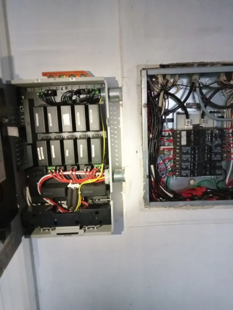 Electrical panel upgrade completed for Indoor Lighting Installation in Vine Grove